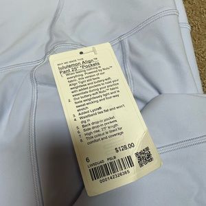 Lululemon Align pant 25” pockets size 6